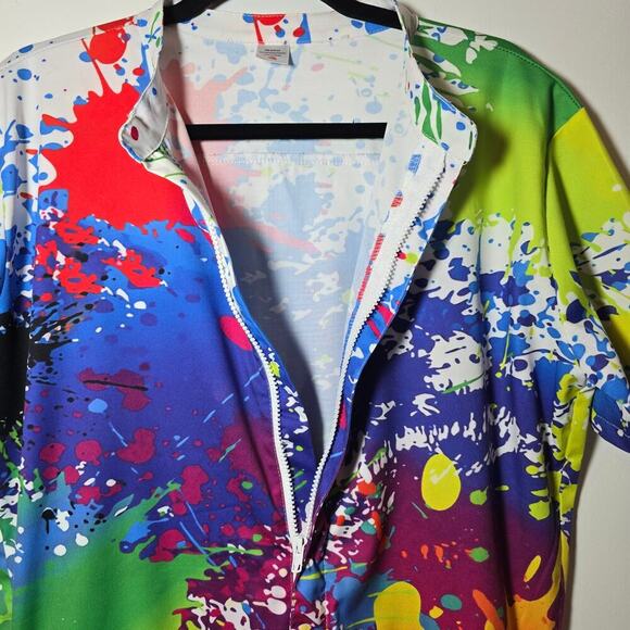 Paint Splatter Funny Male Romper
Pain Splat Jumpsuit Shorts Streetwear Large - Picture 8 of 10